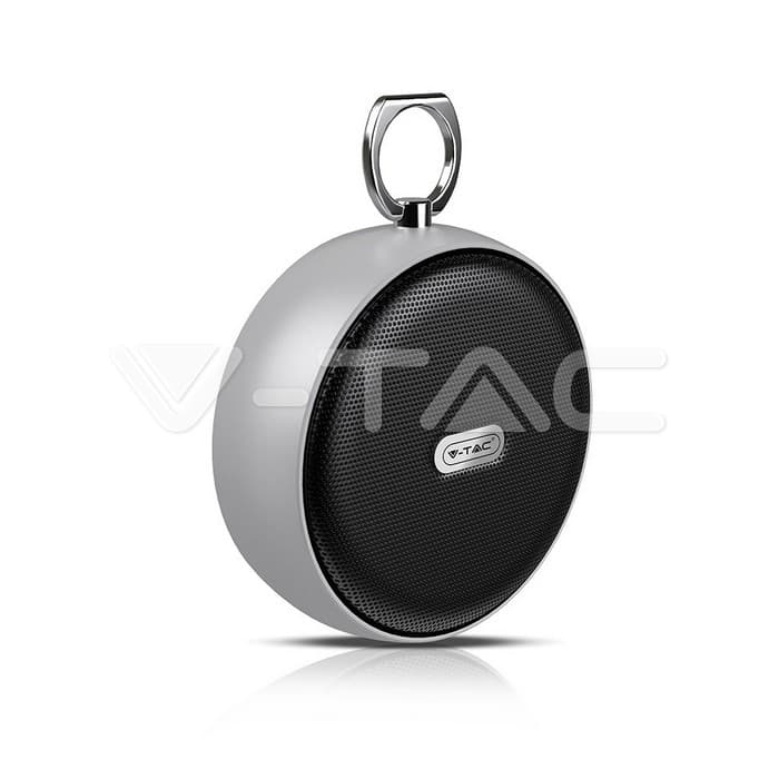 Преносен Bluetooth Звучник Микро USB Висок Квалитет Кабел 800mah Батерија Сребрена - featured image