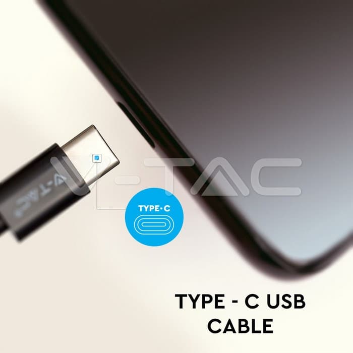 Тип Ц USB Кабел Црна Платина Серија - thumbnail 4