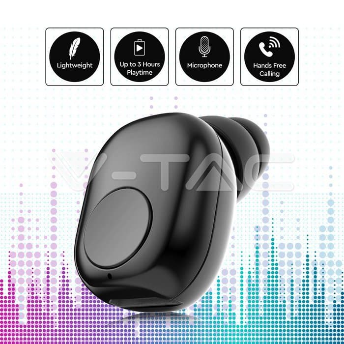 Ушни Слушалки Bluetooth 55mAh Црна - thumbnail 5
