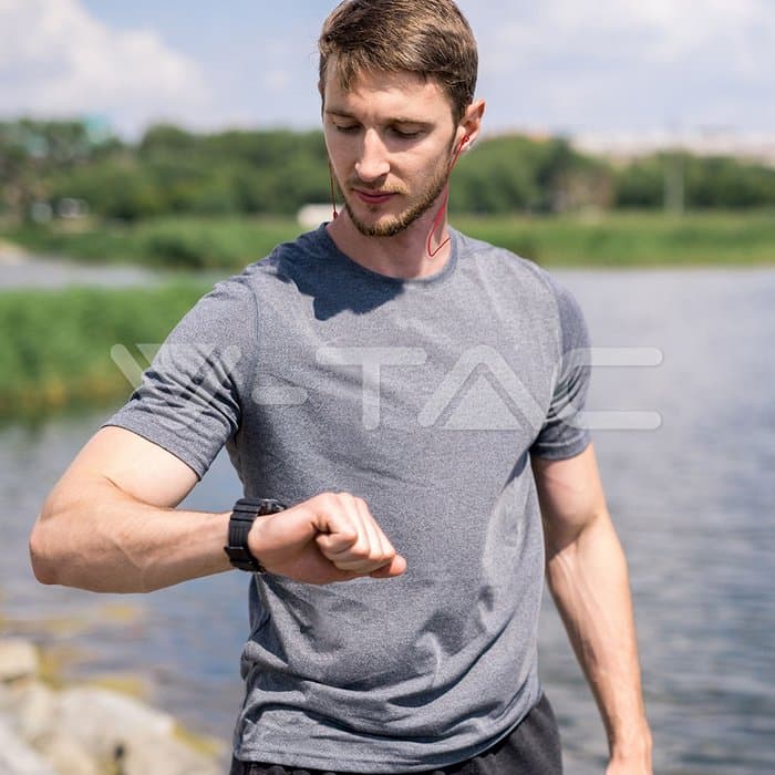 Спортски Слушалки Bluetooth 500mAh Црвени