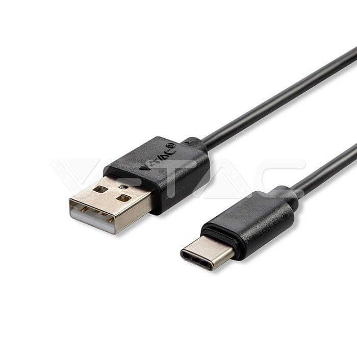 Кабел Type C USB 1m Црна Серија на Бисер - featured image