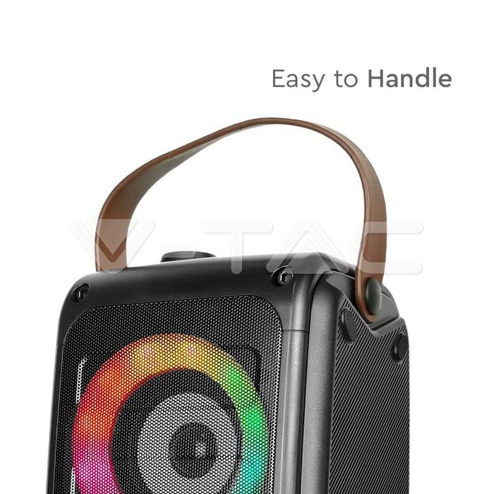 Полнелива Звучник 2x10W USB и TF Картичка Приклучок RGB 2x3 инч Звучник